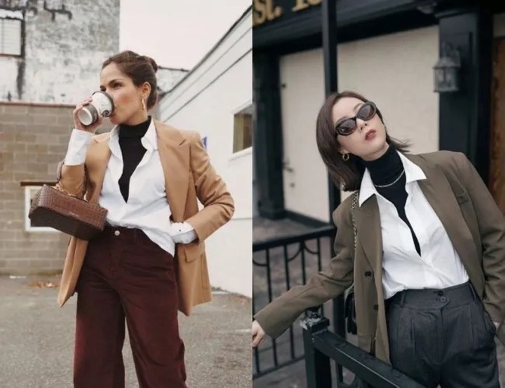 Đi làm đi chơi đều tiện nhờ bản phối từ áo vest, blazer thu đông - Ảnh 2. Đi làm đi chơi đều tiện nhờ bản phối từ áo vest, blazer thu đông - Ảnh 2.